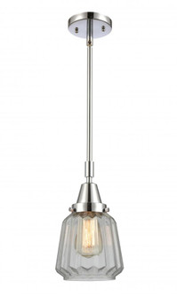 Chatham - 1 Light - 7 inch - Polished Chrome - Mini Pendant (3442|447-1S-PC-G142-LED)