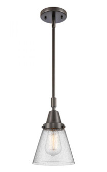 Cone - 1 Light - 6 inch - Oil Rubbed Bronze - Mini Pendant (3442|447-1S-OB-G64-LED)