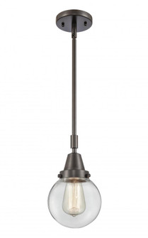 Beacon - 1 Light - 6 inch - Oil Rubbed Bronze - Mini Pendant (3442|447-1S-OB-G202-6)