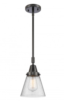 Cone - 1 Light - 6 inch - Matte Black - Mini Pendant (3442|447-1S-BK-G64)