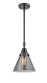 Cone - 1 Light - 8 inch - Matte Black - Mini Pendant (3442|447-1S-BK-G43-LED)