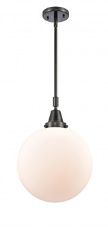Beacon - 1 Light - 12 inch - Matte Black - Mini Pendant (3442|447-1S-BK-G201-12)