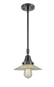 Halophane - 1 Light - 9 inch - Matte Black - Mini Pendant (3442|447-1S-BK-G2)