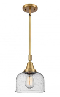 Bell - 1 Light - 8 inch - Brushed Brass - Mini Pendant (3442|447-1S-BB-G74)