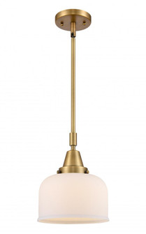 Bell - 1 Light - 8 inch - Brushed Brass - Mini Pendant (3442|447-1S-BB-G71-LED)