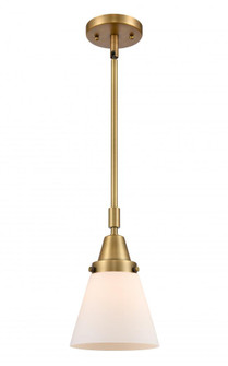 Cone - 1 Light - 6 inch - Brushed Brass - Mini Pendant (3442|447-1S-BB-G61)
