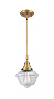 Oxford - 1 Light - 8 inch - Brushed Brass - Mini Pendant (3442|447-1S-BB-G532)