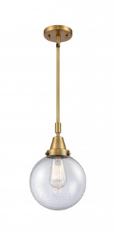 Beacon - 1 Light - 8 inch - Brushed Brass - Mini Pendant (3442|447-1S-BB-G204-8)