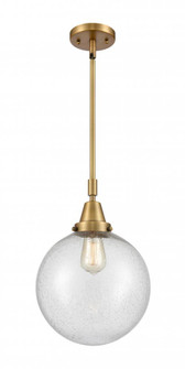 Beacon - 1 Light - 10 inch - Brushed Brass - Mini Pendant (3442|447-1S-BB-G204-10-LED)