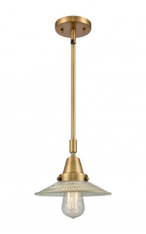 Halophane - 1 Light - 9 inch - Brushed Brass - Mini Pendant (3442|447-1S-BB-G2)