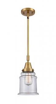 Canton - 1 Light - 7 inch - Brushed Brass - Mini Pendant (3442|447-1S-BB-G182-LED)