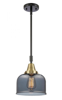 Bell - 1 Light - 8 inch - Black Antique Brass - Mini Pendant (3442|447-1S-BAB-G73)