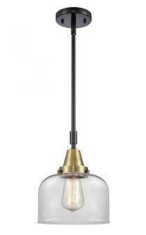 Bell - 1 Light - 8 inch - Black Antique Brass - Mini Pendant (3442|447-1S-BAB-G72-LED)