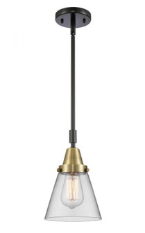 Cone - 1 Light - 6 inch - Black Antique Brass - Mini Pendant (3442|447-1S-BAB-G62-LED)