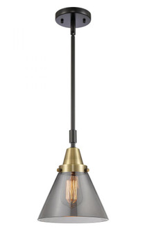 Cone - 1 Light - 8 inch - Black Antique Brass - Mini Pendant (3442|447-1S-BAB-G43)
