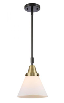 Cone - 1 Light - 8 inch - Black Antique Brass - Mini Pendant (3442|447-1S-BAB-G41)