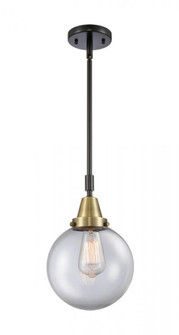 Beacon - 1 Light - 8 inch - Black Antique Brass - Mini Pendant (3442|447-1S-BAB-G202-8)