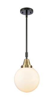 Beacon - 1 Light - 8 inch - Black Antique Brass - Mini Pendant (3442|447-1S-BAB-G201-8-LED)