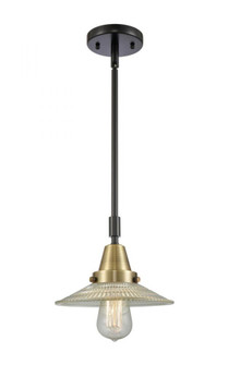 Halophane - 1 Light - 9 inch - Black Antique Brass - Mini Pendant (3442|447-1S-BAB-G2)