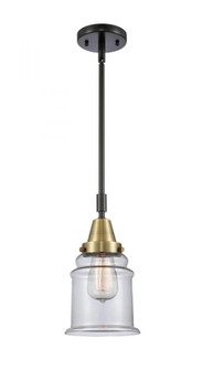 Canton - 1 Light - 7 inch - Black Antique Brass - Mini Pendant (3442|447-1S-BAB-G182-LED)