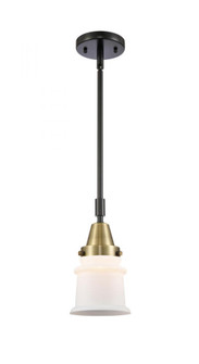 Canton - 1 Light - 7 inch - Black Antique Brass - Mini Pendant (3442|447-1S-BAB-G181S-LED)