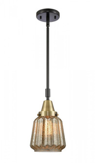 Chatham - 1 Light - 7 inch - Black Antique Brass - Mini Pendant (3442|447-1S-BAB-G146-LED)