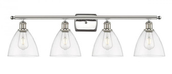Bristol - 4 Light - 38 inch - Polished Nickel - Bath Vanity Light (3442|516-4W-PN-GBD-752-LED)