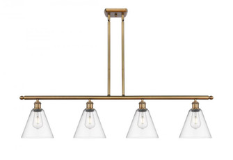 Berkshire - 4 Light - 48 inch - Brushed Brass - Cord hung - Island Light (3442|516-4I-BB-GBC-82-LED)