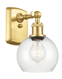 Athens - 1 Light - 6 inch - Satin Gold - Sconce (3442|516-1W-SG-G122-6)