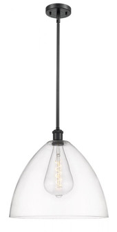 Bristol - 1 Light - 16 inch - Matte Black - Pendant (3442|516-1S-BK-GBD-162)