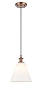 Berkshire - 1 Light - 8 inch - Antique Copper - Cord hung - Mini Pendant (3442|516-1P-AC-GBC-81)