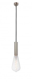 Edison - 1 Light - 4 inch - Polished Nickel - Cord hung - Mini Pendant (3442|198-1P-PN-BB95LED)