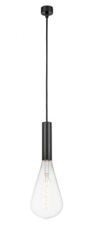 Edison - 1 Light - 5 inch - Matte Black - Cord hung - Mini Pendant (3442|198-1P-BK-BB125LED)