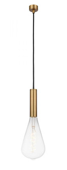 Edison - 1 Light - 5 inch - Brushed Brass - Cord hung - Mini Pendant (3442|198-1P-BB-BB125LED)