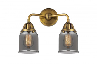 Bell - 2 Light - 13 inch - Brushed Brass - Bath Vanity Light (3442|288-2W-BB-G53-LED)