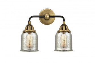 Bell - 2 Light - 13 inch - Black Antique Brass - Bath Vanity Light (3442|288-2W-BAB-G58-LED)