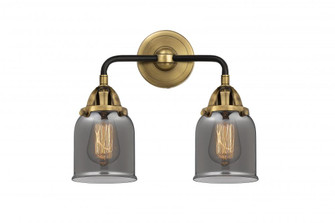 Bell - 2 Light - 13 inch - Black Antique Brass - Bath Vanity Light (3442|288-2W-BAB-G53)