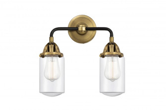 Dover - 2 Light - 13 inch - Black Antique Brass - Bath Vanity Light (3442|288-2W-BAB-G312-LED)