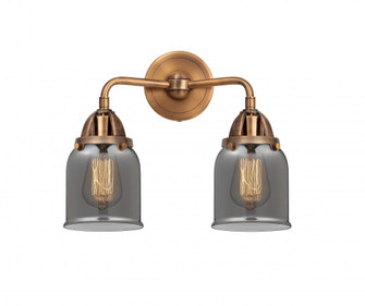 Bell - 2 Light - 13 inch - Antique Copper - Bath Vanity Light (3442|288-2W-AC-G53-LED)