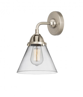 Cone - 1 Light - 8 inch - Brushed Satin Nickel - Sconce (3442|288-1W-SN-G42-LED)