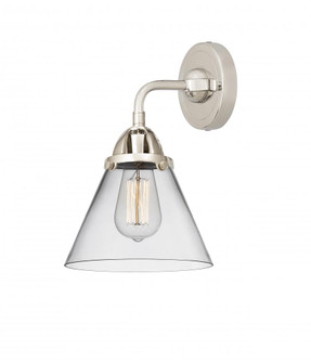 Cone - 1 Light - 8 inch - Polished Nickel - Sconce (3442|288-1W-PN-G42)