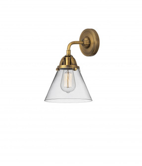 Cone - 1 Light - 8 inch - Brushed Brass - Sconce (3442|288-1W-BB-G42-LED)