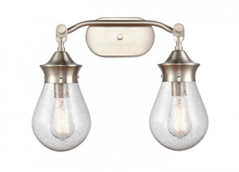 Genesis - 2 Light - 18 inch - Satin Nickel - Bath Vanity Light (3442|414-2W-SN-G4144-6-LED)