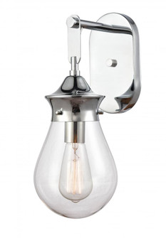 Genesis - 1 Light - 6 inch - Polished Chrome - Bath Vanity Light (3442|414-1W-PC-G4142-6-LED)