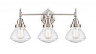 Olean - 3 Light - 25 inch - Satin Nickel - Bath Vanity Light (3442|447-3W-SN-G324-LED)