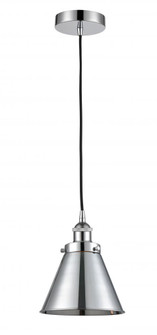 Appalachian - 1 Light - 8 inch - Polished Chrome - Cord hung - Mini Pendant (3442|616-1PH-PC-M13-PC)