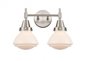 Olean - 2 Light - 16 inch - Satin Nickel - Bath Vanity Light (3442|447-2W-SN-G321)