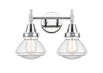 Olean - 2 Light - 16 inch - Polished Chrome - Bath Vanity Light (3442|447-2W-PC-G322)