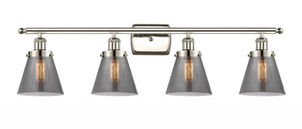 Cone - 4 Light - 36 inch - Polished Nickel - Bath Vanity Light (3442|916-4W-PN-G63-LED)
