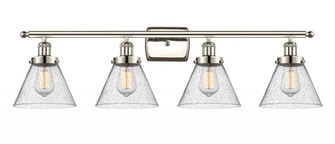 Cone - 4 Light - 38 inch - Polished Nickel - Bath Vanity Light (3442|916-4W-PN-G44-LED)